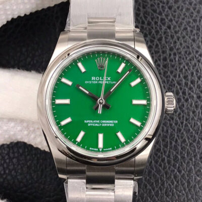Best EW Factory Replica Rolex Oyster Perpetual M277200-0006 31MM Green Dial For Sale – Replica Watch Wholesale