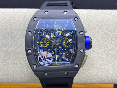 Best KV Factory Replica Richard Mille RM-011 Carbon Fiber Case For Sale - Replica Watch Wholesale