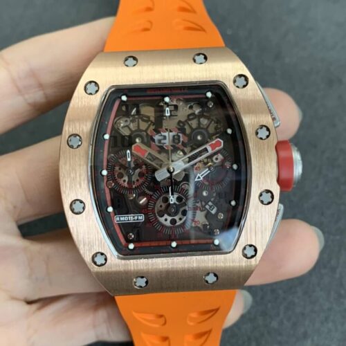 Best KV Factory Replica Richard Mille RM011 Yellow Strap For Sale - Replica Watch Wholesale