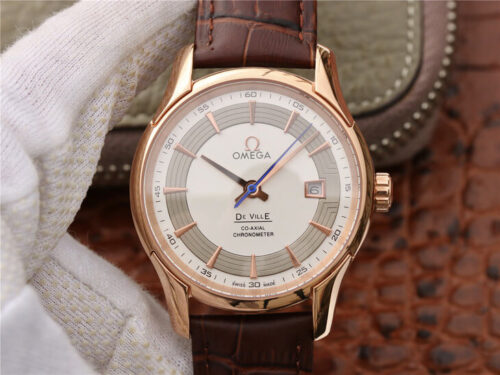 Best VS Factory Replica Omega De Ville 431.63.41.21.02.001 Leather Strap For Sale - Replica Watch Wholesale