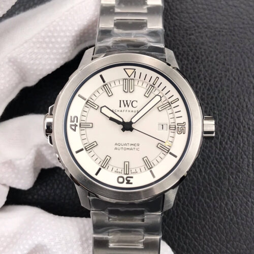 Best V6 Factory Replica IWC Aquatimer IW329004 Silver White Dial For Sale - Replica Watch Wholesale