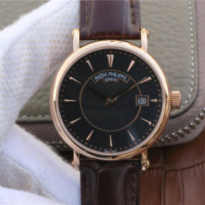 Best ZF Factory Replica Patek Philippe Calatrava Black Dial For Sale - Replica Watch Wholesale