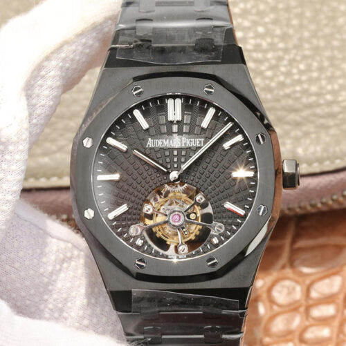 Best R8 Factory Replica Audemars Piguet Royal Oak Tourbillon Extra Thin 26522CE.OO.1225CE.01 Black Strap For Sale - Replica Watch Wholesale