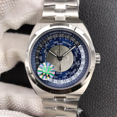 Best 8F Factory Replica Vacheron Constantin Overseas 7700V/110A-B172 World Time Blue Dial For Sale – Replica Watch Wholesale