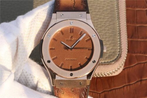 Best TW FACTORY Replica HUBLOT CLASSIC FUSION BERLUTI SCRITTO 511.OX.0500.VR.BER16 TOBACCO Strap For Sale - Replica Watch Wholesale