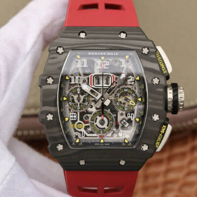 Best KV Factory Replica Richard Mille RM11-03 Carbon Fiber Red Strap For Sale – Replica Watch Wholesale