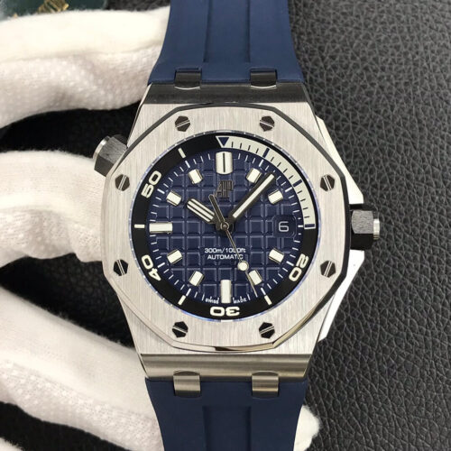 Best BF Factory Replica Audemars Piguet Royal Oak Offshore 15720ST.OO.A027CA.01 Blue Strap For Sale - Replica Watch Wholesale