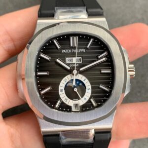 Best GR Factory Replica Patek Philippe Nautilus 5726 Moonphase V2 Black Strap For Sale - Replica Watch Wholesale