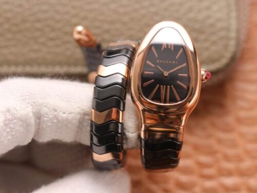 Best BV Factory Replica Bvlgari Serpenti Black Dial For Sale - Replica Watch Wholesale