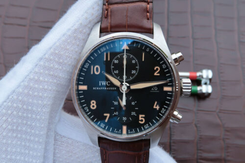 Best ZF Factory Replica IWC Pilot IW387808 Brown Strap For Sale - Replica Watch Wholesale