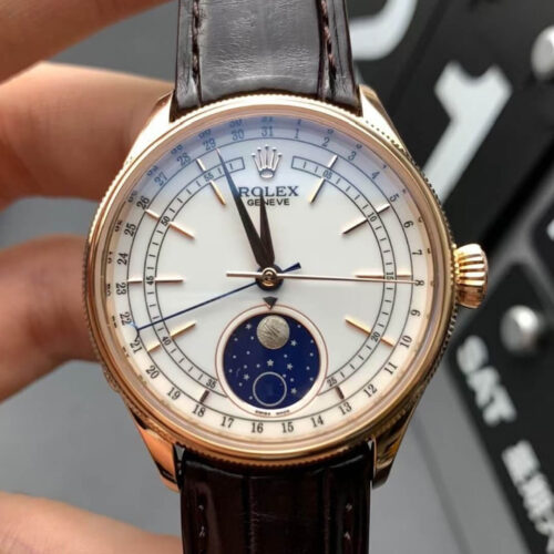 Best KZ Factory Replica Rolex Cellini M50535-0002 Rose Gold Case For Sale - Replica Watch Wholesale