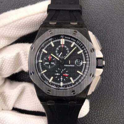 Best JF Factory Replica Audemars Piguet Royal Oak Offshore 26405CE.OO.A002CA.01 V2 Black Strap For Sale – Replica Watch Wholesale