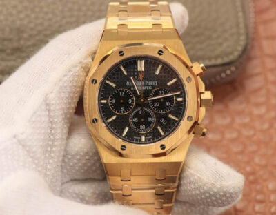 Best OM Factory Replica Audemars Piguet Royal Oak 26320BA Yellow Gold Strap For Sale – Replica Watch Wholesale