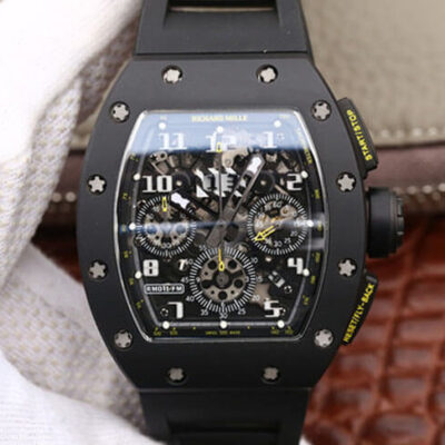 Best KV Factory Replica Richard Mille RM-011 Carbon Fiber Black Case For Sale – Replica Watch Wholesale