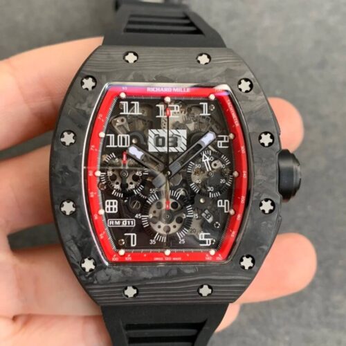 Best KV Factory Replica Richard Mille RM011 Carbon Fiber Skeleton Dial For Sale - Replica Watch Wholesale