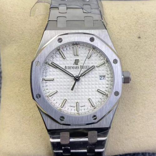 Best 8F Factory Replica Audemars Piguet Royal Oak 77350ST.OO.1261ST.01 Silver Dial For Sale - Replica Watch Wholesale