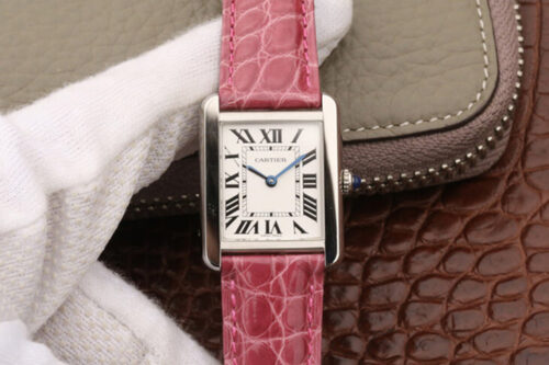 Best K11 Factory Replica Cartier Tank Ladies Red Strap For Sale - Replica Watch Wholesale
