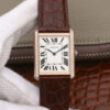 Best K11 Factory Replica Cartier Tank WT200005 Brown Strap For Sale - Replica Watch Wholesale