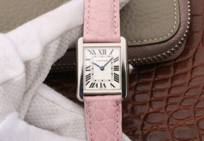 Best Replica Cartier Tank Ladies Pink Strap For Sale – Replica Watch Wholesale