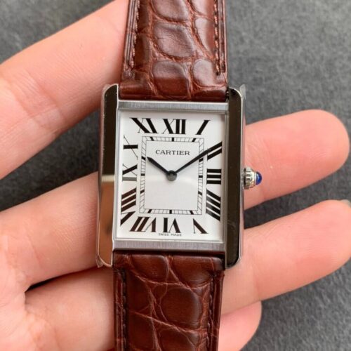 Best K11 Factory Replica Cartier Tank WSTA0028 White Dial For Sale - Replica Watch Wholesale