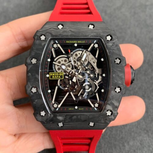 Best KV Factory Replica Richard Mille RM35-01 Carbon Fiber Case For Sale - Replica Watch Wholesale
