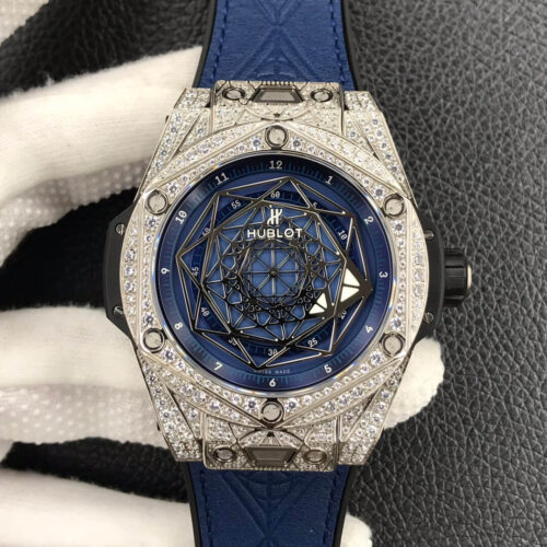 Best WWF Factory Replica WWF Factory Hublot Big Bang Blue Strap Hublot Big Bang Blue Strap For Sale - Replica Watch Wholesale