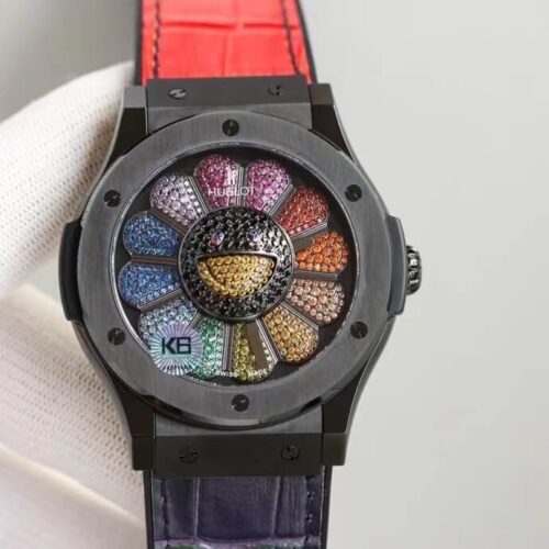 Best Replica Hublot Classic Fusion Takashi Murakami 507.CX.9000.RX.TAK21 Sunflower Colored Dia For Sale - Replica Watch Wholesale