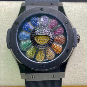 Best Replica Hublot Classic Fusion Takashi Murakami 507.CX.9000.RX.TAK21 Sunflower Ceramic Bezel For Sale - Replica Watch Wholesale