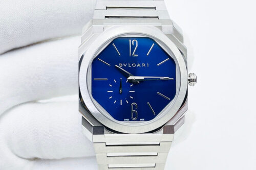 Best BV Factory Replica Bvlgari Octo Finissimo 103431 Blue Dial For Sale - Replica Watch Wholesale