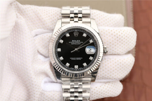 Best EW Factory Replica Rolex Datejust M126334-0012 Black Dial For Sale - Replica Watch Wholesale
