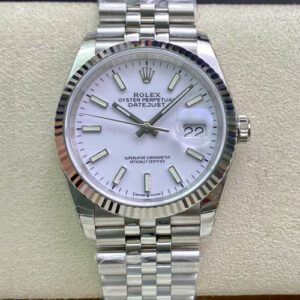 Best EW Factory Replica Rolex Datejust 36MM White Dial For Sale - Replica Watch Wholesale