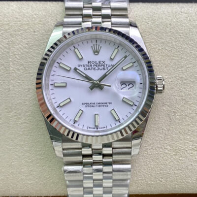 Best EW Factory Replica Rolex Datejust 36MM White Dial For Sale – Replica Watch Wholesale