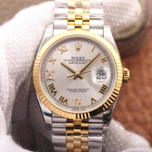 Best EW Factory Replica Rolex Datejust M126233-0031 Yellow Gold Diamond Dial For Sale - Replica Watch Wholesale