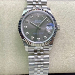 Best EW Factory Replica Rolex Datejust M278274-0008 Grey Diamond Dial For Sale - Replica Watch Wholesale