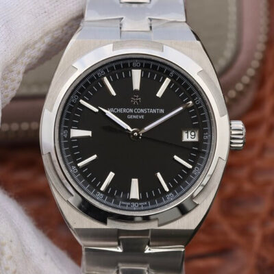 Best 8F Factory Replica Vacheron Constantin Overseas 4500V/110A-B483 Black Dial For Sale – Replica Watch Wholesale