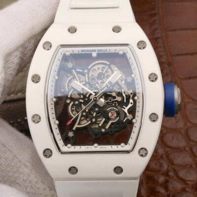 Best KV Factory Replica Richard Mille RM055 White Strap For Sale – Replica Watch Wholesale