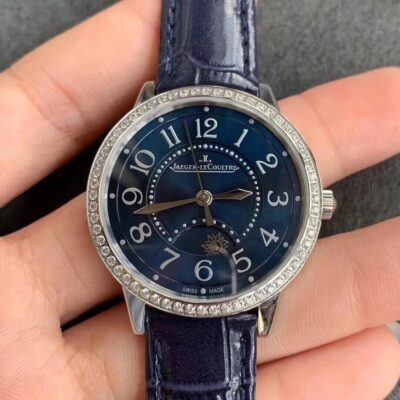 Best ZF Factory Replica Jaeger LeCoultre Rendez Vous 3448480 Blue Strap For Sale – Replica Watch Wholesale