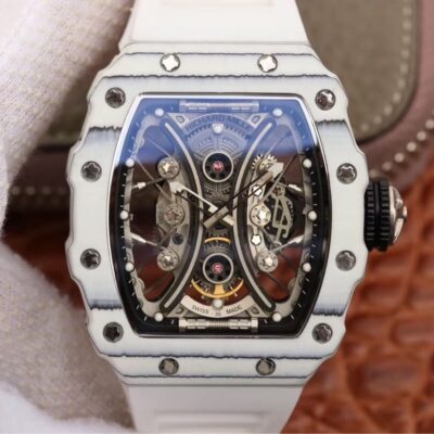 Best KV Factory Replica Richard Mille RM53-01 White TPT White Strap For Sale – Replica Watch Wholesale