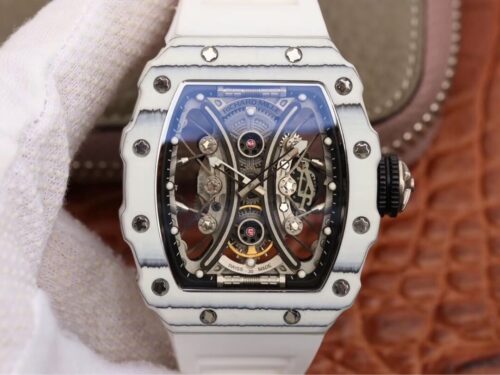 Best KV Factory Replica Richard Mille RM53-01 White TPT White Strap For Sale - Replica Watch Wholesale