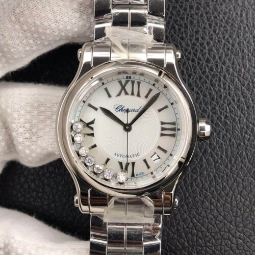 Best YF Factory Replica Chopard Happy Diamonds 278559-3002 Stainless Steel Strap For Sale - Replica Watch Wholesale