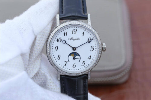 Best TW Factory Replica Breguet Classique Moonphase 9088BB/29/964/DD0D Black Strap For Sale - Replica Watch Wholesale