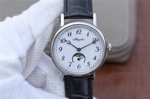 Best TW Factory Replica Breguet Classique Moonphase 9087BB/29/964 Leather strap For Sale - Replica Watch Wholesale