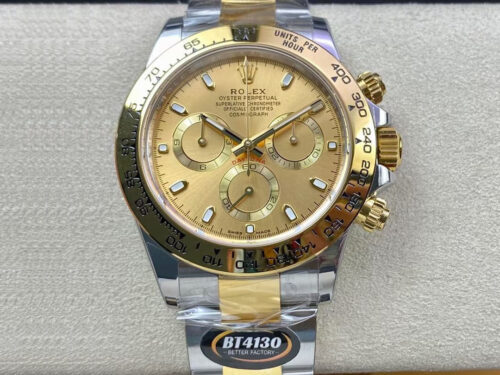 Best BT Factory Replica Rolex Daytona M116503-0003 Yellow Gold Dial For Sale - Replica Watch Wholesale