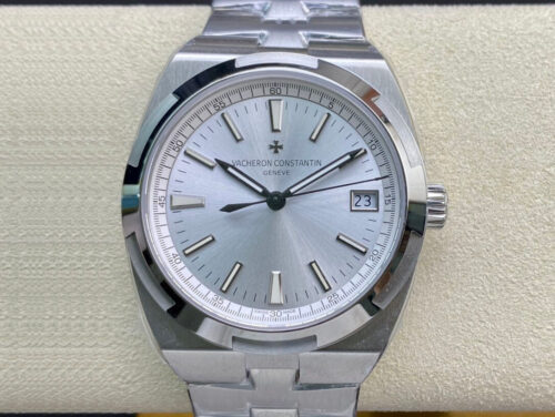 Best 8F Factory Replica Vacheron Constantin Overseas 4500V/110A-B126 Silver Dial For Sale - Replica Watch Wholesale