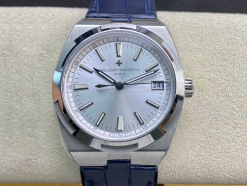Best 8F Factory Replica Vacheron Constantin Overseas 4500V Silver Dial For Sale - Replica Watch Wholesale