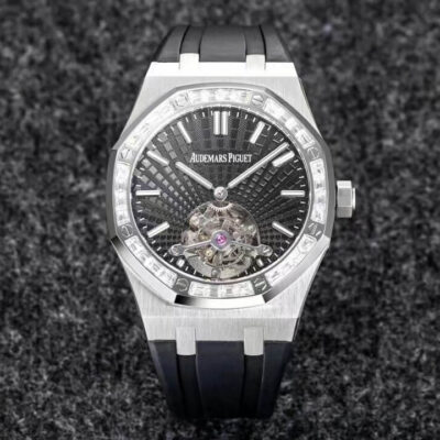 Best R8 Factory Replica Audemars Piguet Royal Oak Tourbillon V3 Black Rubber Strap For Sale – Replica Watch Wholesale