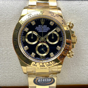 Best BT Factory Replica Rolex Daytona M116508-0016 Yellow Gold Case For Sale - Replica Watch Wholesale