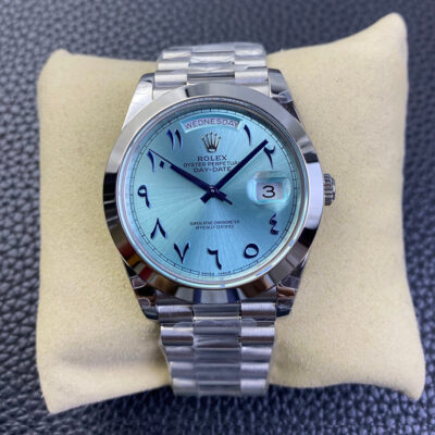 Best BP Factory Replica Rolex Day Date  Middle East Customization Ice Blue Dial For Sale – Replica Watch Wholesale