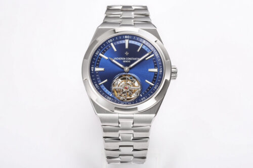 Best BBR Factory Replica Vacheron Constantin Overseas Tourbillon 6000V/110A-B544 Blue Dial For Sale - Replica Watch Wholesale