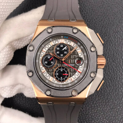 Best JF Factory Replica Audemars Piguet Royal Oak Offshore 26568OM.OO.A004CA.01 Ceramic Alloy Bezel For Sale – Replica Watch Wholesale